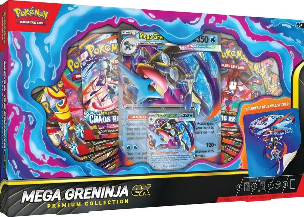 (PRE-ORDER) POKÉMON TCG: MEGA GRENINJA EX PREMIUM COLLECTION