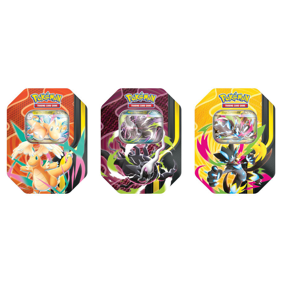 (PRE-ORDER) Pokémon TCG: Mega Forces Tin (Set of 3)