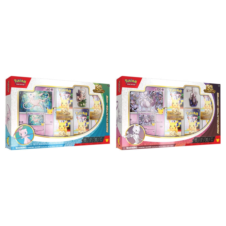 (WAVE 1 PREORDER) Pokémon TCG: 30th Celebration: Figure Collection Mew or Mewtwo