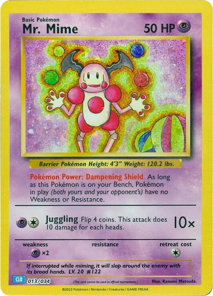 Mr. Mime - Trading Card Game Classic (CL)