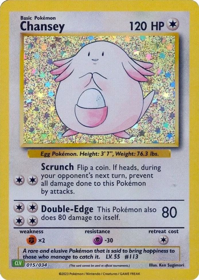Chansey - Trading Card Game Classic (CL)