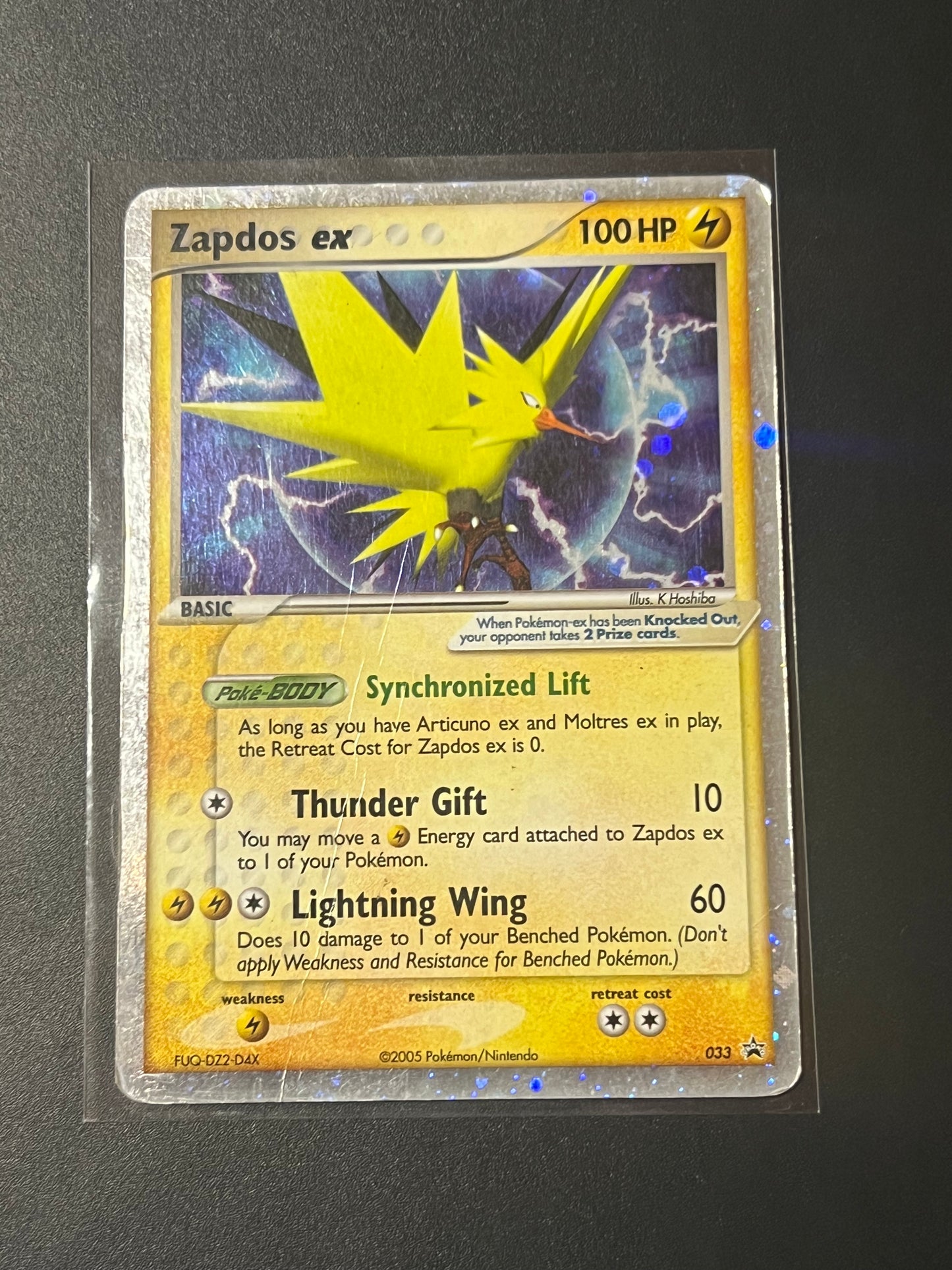 Zapdos ex - 33/40 (EX Collector's Window Tins) - Nintendo Promos