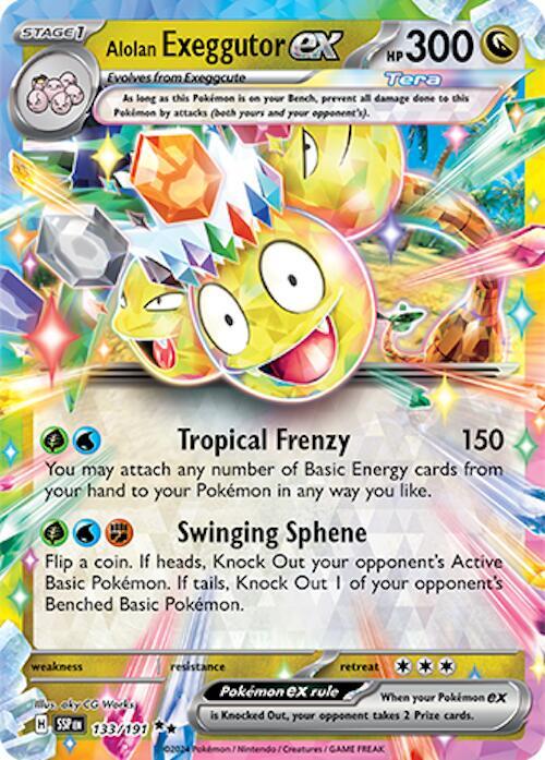 Alolan Exeggutor ex - 133/191 - SV08: Surging Sparks
