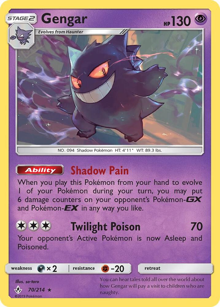 Gengar - SM - Unbroken Bonds
