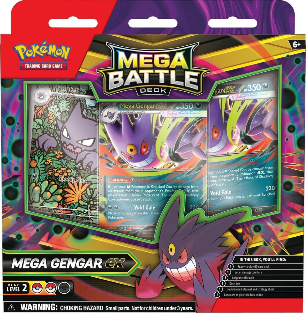 Pokémon TCG: Mega Battle Deck - Mega Gengar ex & Mega Diancie ex