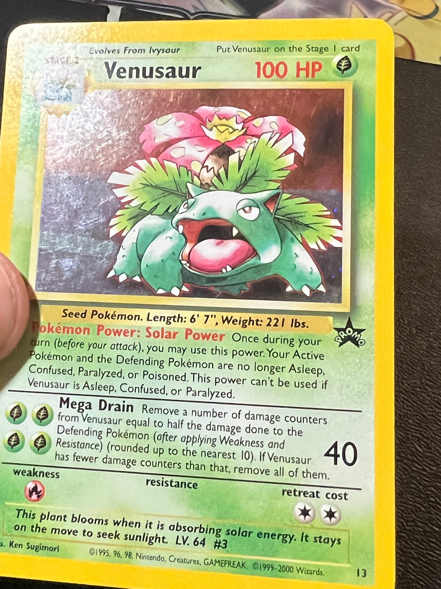 Venusaur BlackStar Promo 13