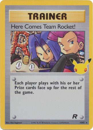 Here comes team Rocket (celebrations)