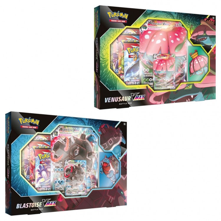 Venusaur/Blastoise VMAX Battle Box
