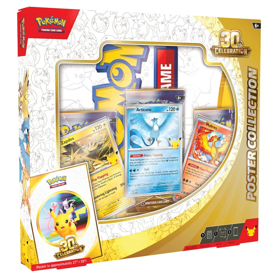 Selig’s Pokemart (WAVE 1 PREORDER) Pokémon TCG: 30th Celebration: Poster Collection