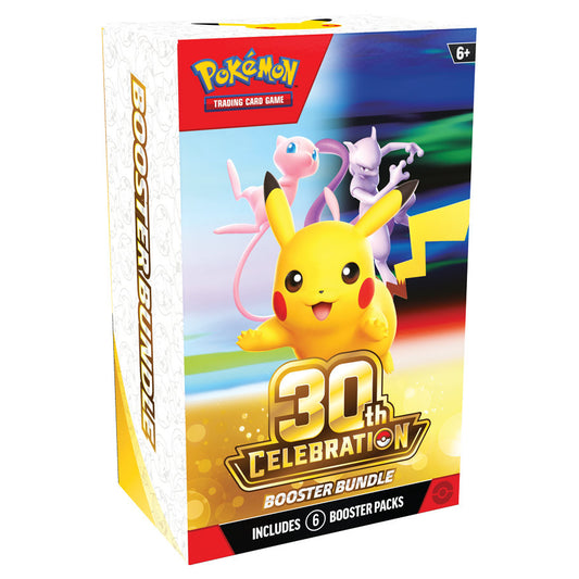 (WAVE 1 PREORDER) Pokémon TCG: 30th Celebration: Booster Bundle- Limit Of 2 Per Household