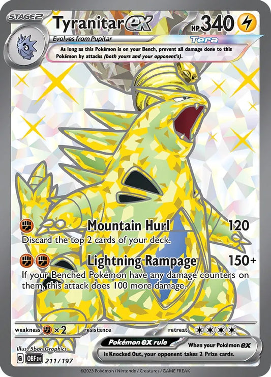 Tyranitar ex - 211/197