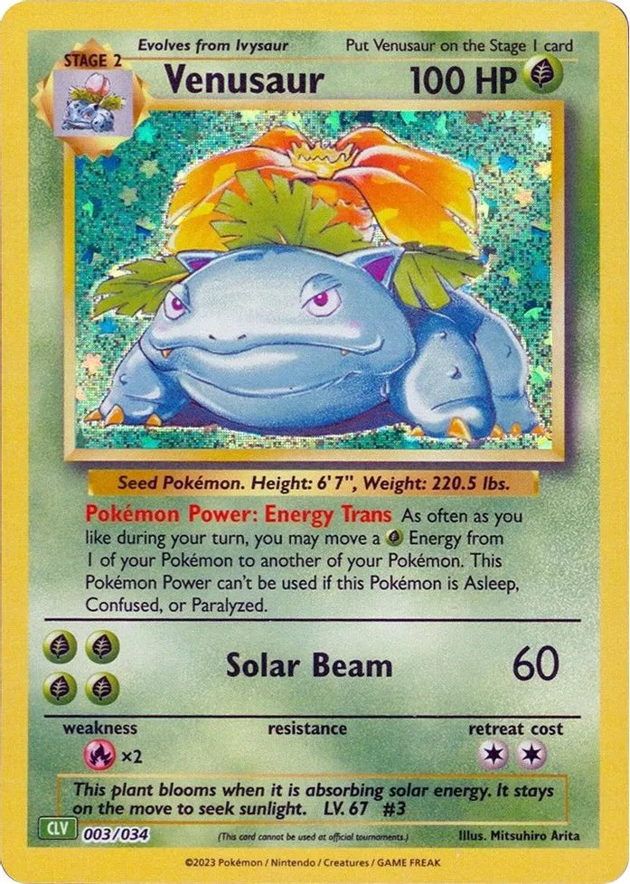 Venusaur - Trading Card Game Classic (CL)