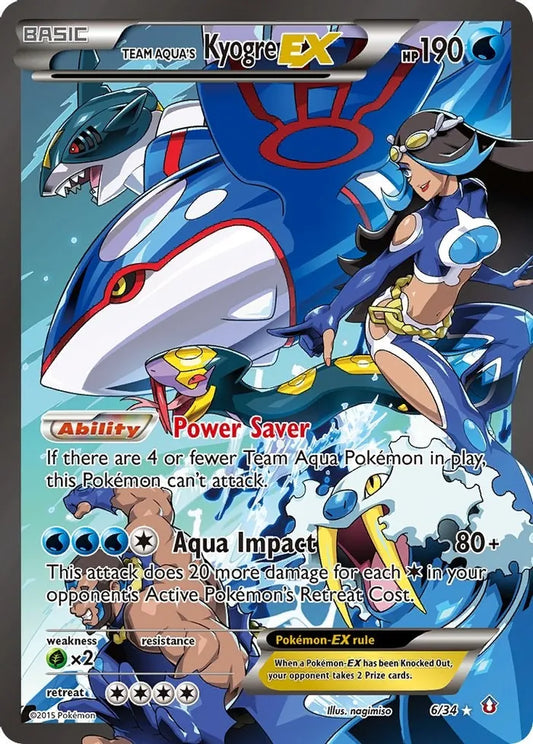 Team Aqua's Kyogre EX - Double Crisis