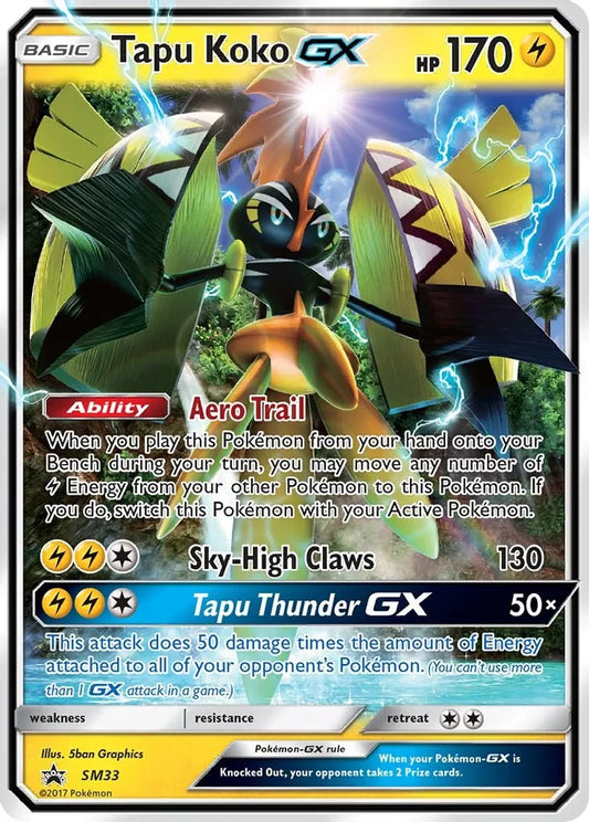 Tapu Koko GX - SM33 - SM Promos