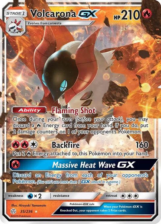 Volcarona GX - SM - Cosmic Eclipse