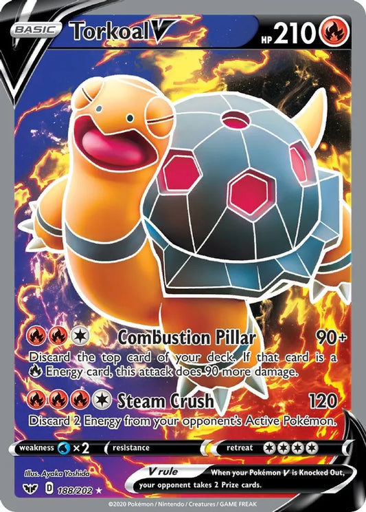 Torkoal V (Full Art) - SWSH01: Sword & Shield Base Set