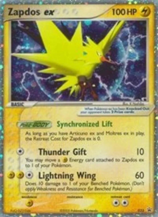 Zapdos ex - 33/40 (EX Collector's Window Tins) - Nintendo Promos
