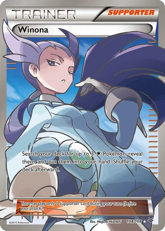 Winona (108 Full Art) - XY - Roaring Skies