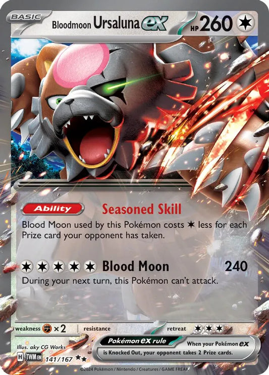 Bloodmoon Ursaluna ex - 141/167 - SV06: Twilight Masquerade