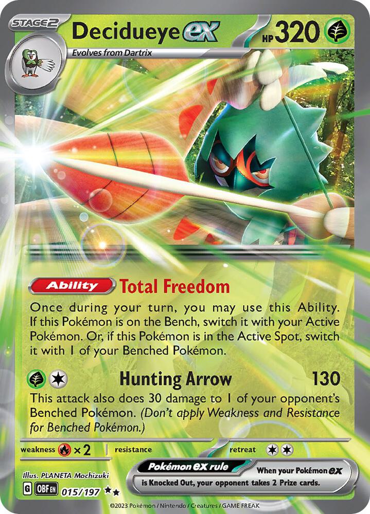 Decidueye ex - SV03: Obsidian Flames