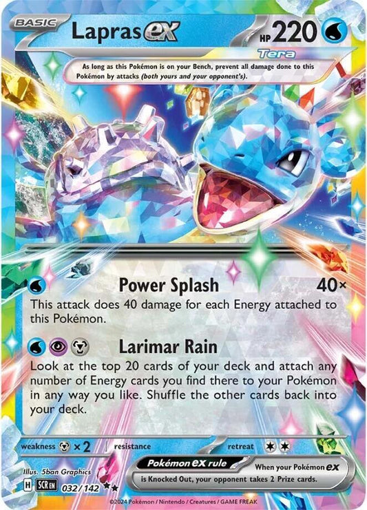 Lapras ex - 032/142 - SV07: Stellar Crown