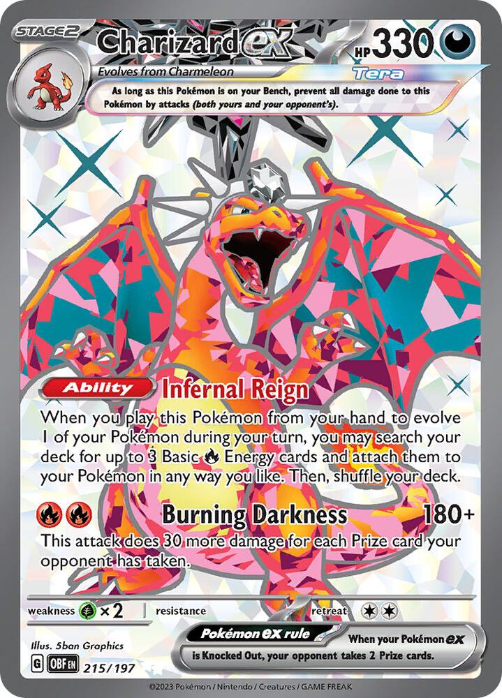 Charizard ex - 215/197 - SV03: Obsidian Flames