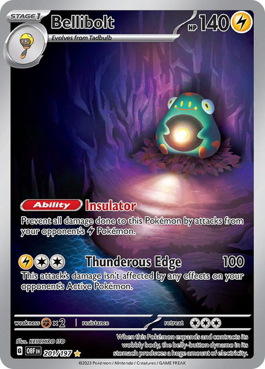 Bellibolt - 201/197 - SV03: Obsidian Flames