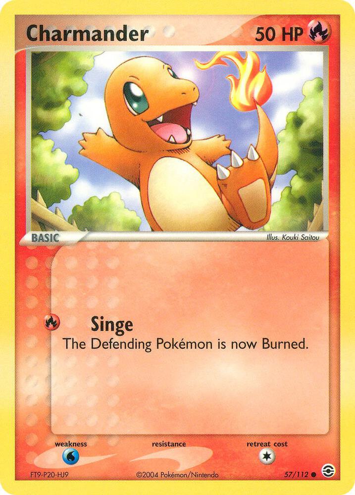 Charmander - (reverse holo) 057/112 - FireRed & LeafGreen