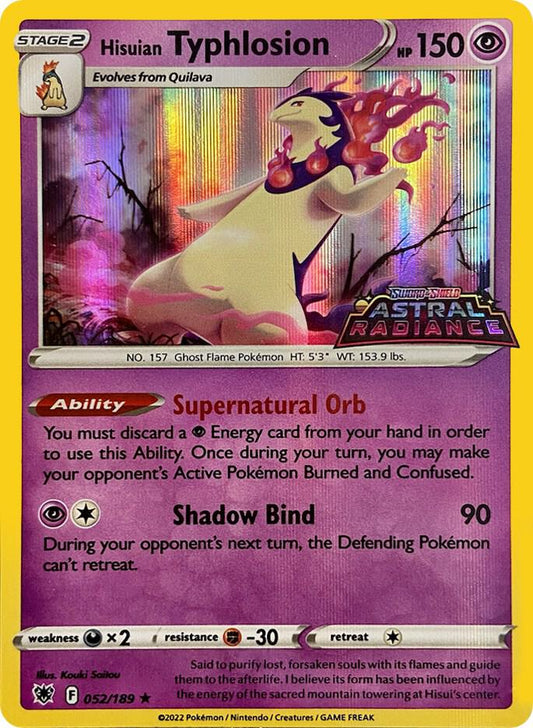 Hisuian Typhlosion - 052/189 (GameStop Exclusive Sealed Promo)