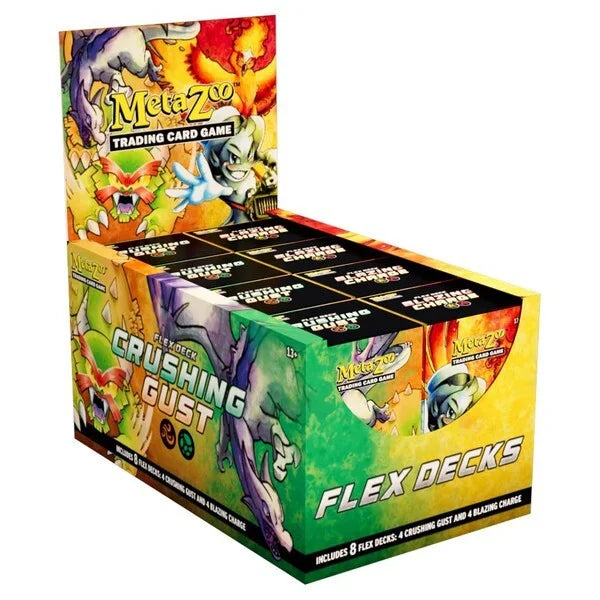 MetaZoo Flex Decks Pre-constructed Game Deck (Crushing Gust & Blazing Charge Variants)