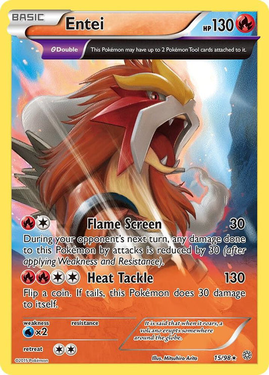 Entei (15) - XY - Ancient Origins