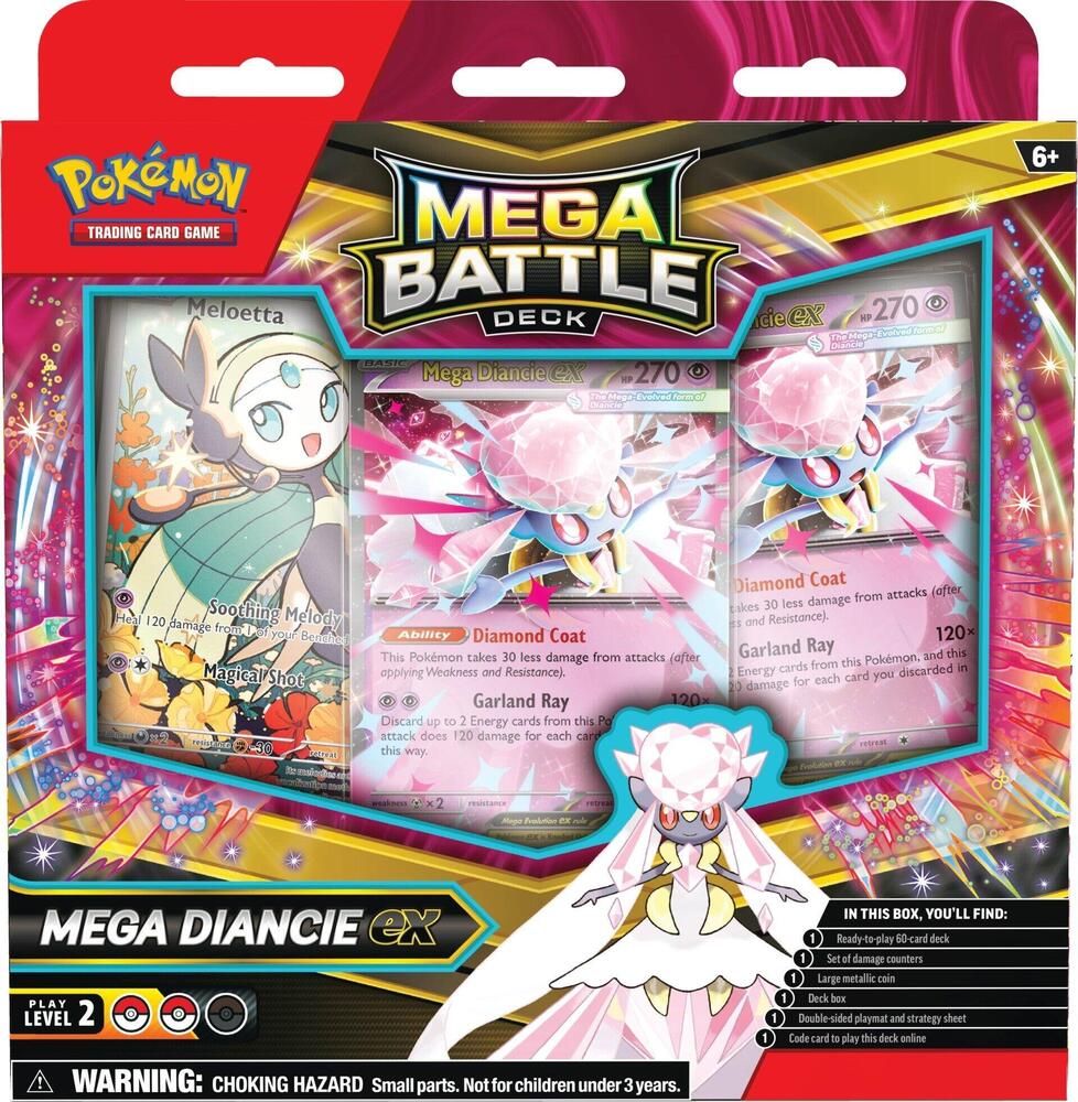 Pokémon TCG: Mega Battle Deck - Mega Gengar ex & Mega Diancie ex