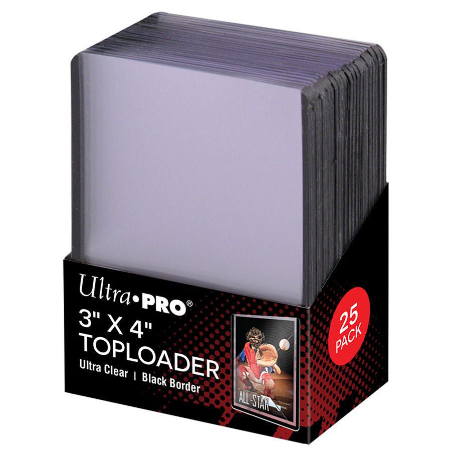 Ultra Pro Toploader: 3x4 Black Border (25)