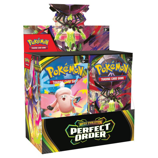 (WAVE 2) Pokémon TCG: Mega Evolution 3: Perfect Order: Enhanced Booster Display