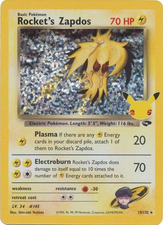 Rockets zapdos (celebrations)