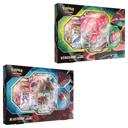 Venusaur/Blastoise VMAX Battle Box