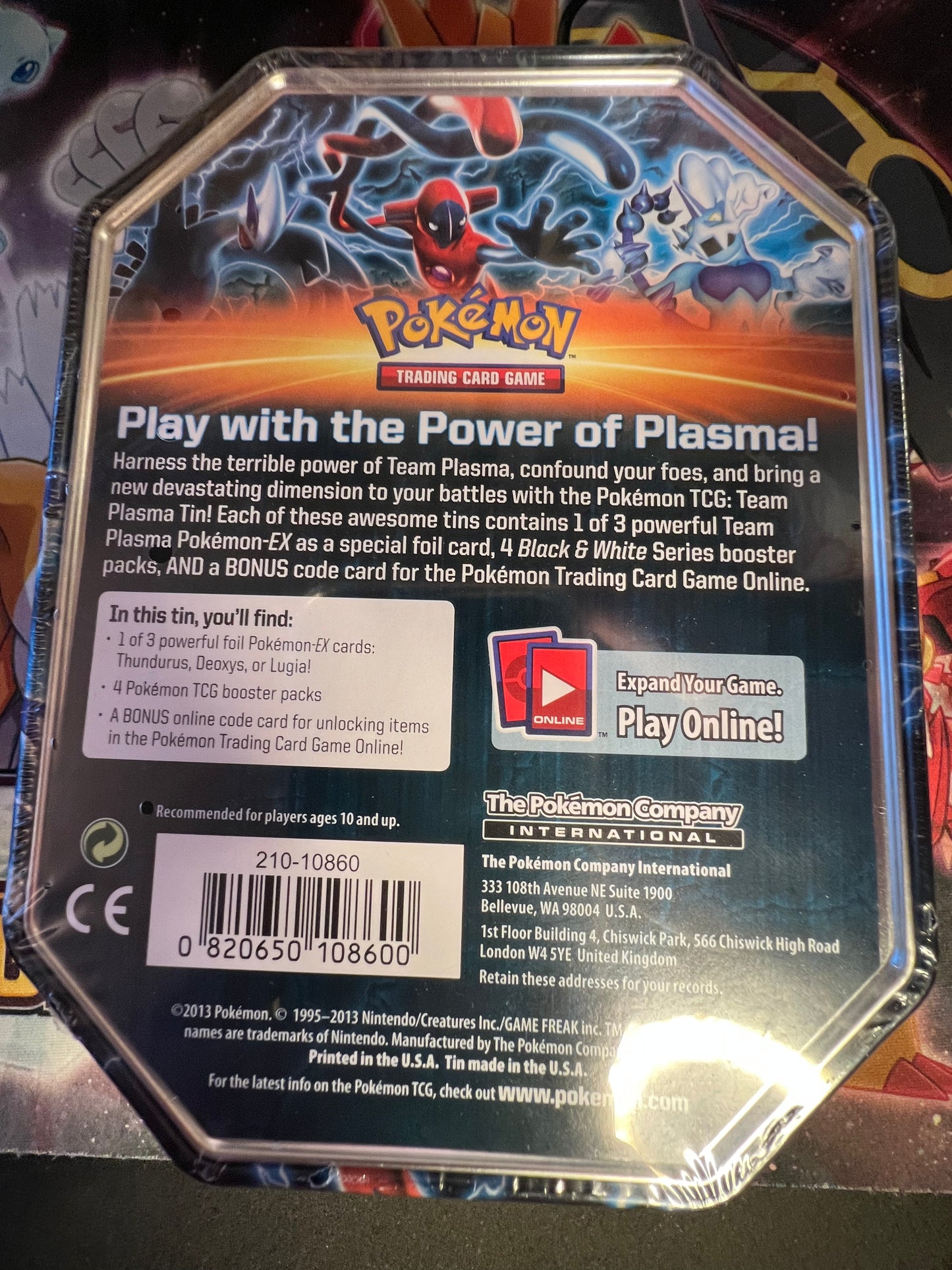 2013 Deoxys EX Tin